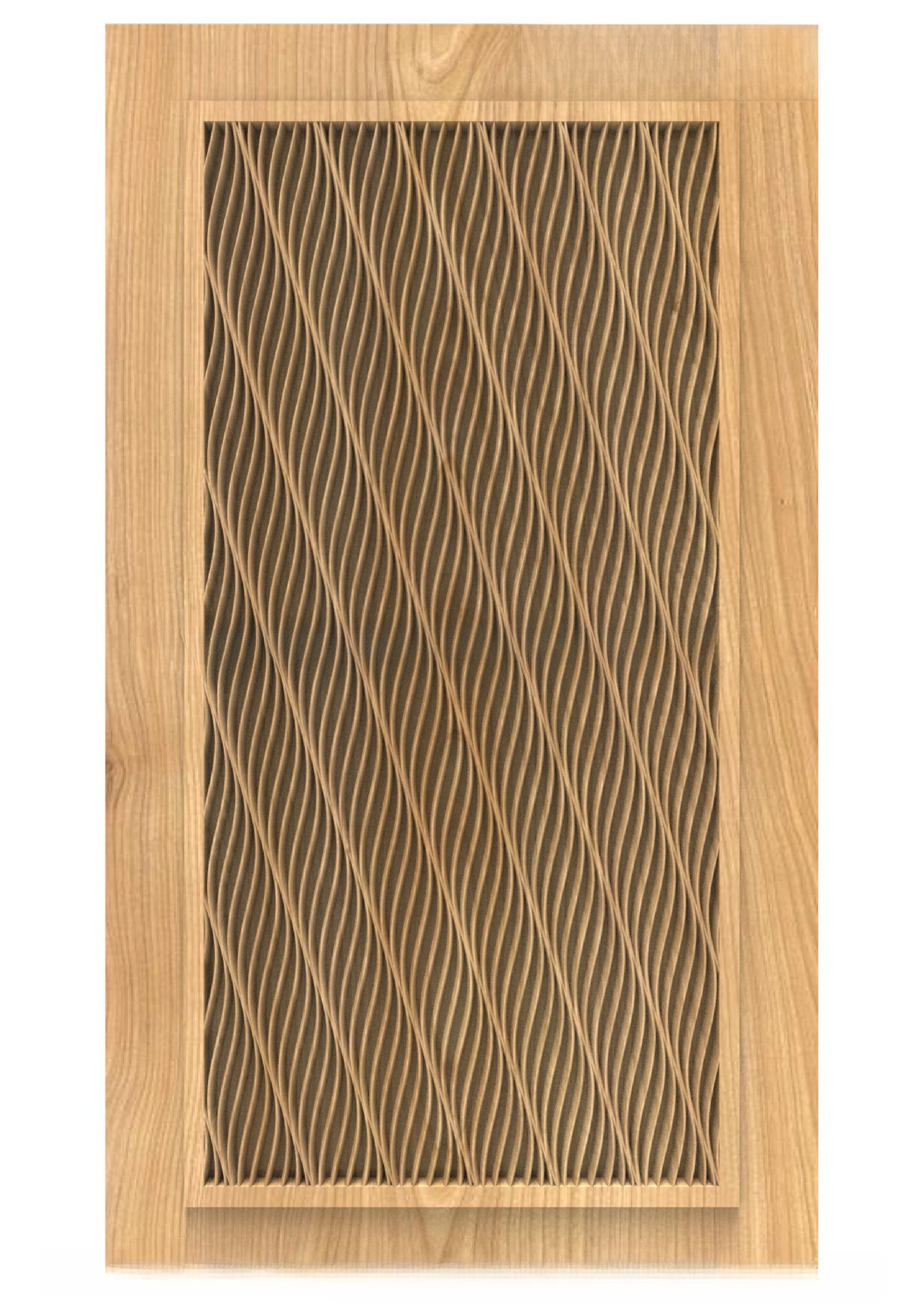 GSK DELITE DOORS - DL-69 Modern Abstract Wave Texture Carved Door Design